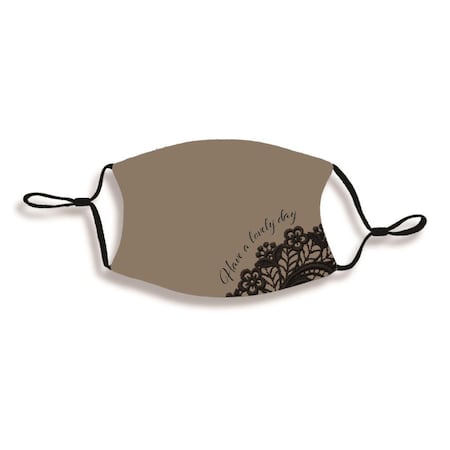 Dicksons HAVE A LOVELY DAY BLACK LACE EMASK-18